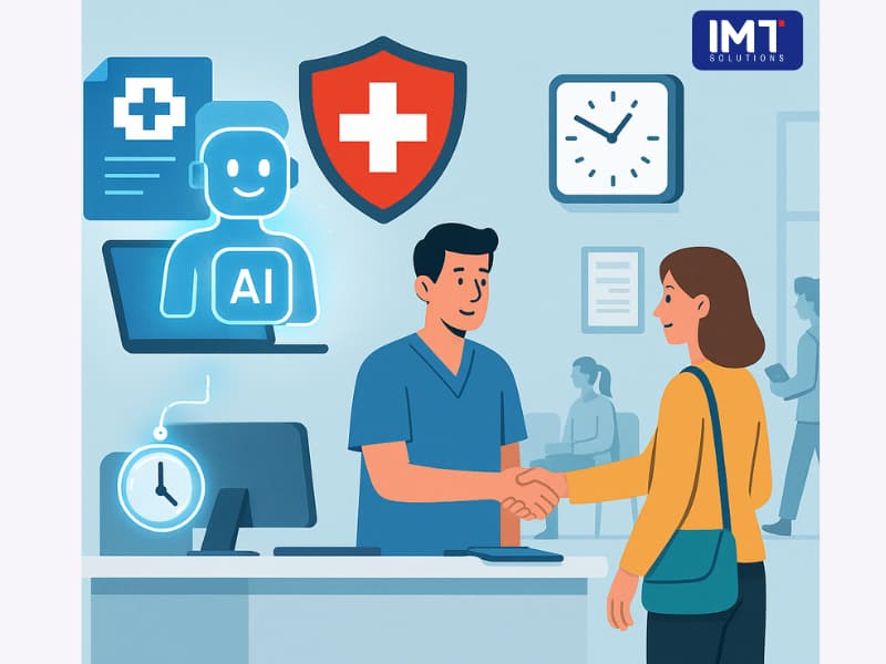 Swiss Market Context: High Competition – Stringent Customer Expectations – Strict Security Standards Results: Tangible Impact on Patient Experience & Process Efficiency