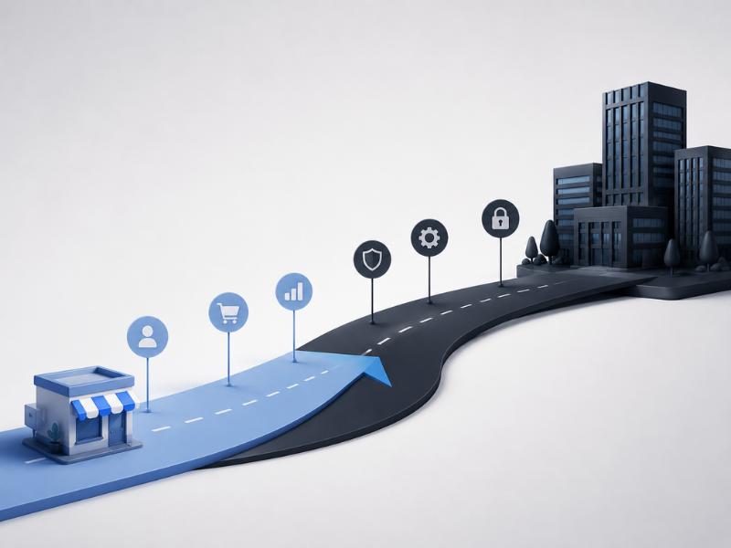 Product roadmap shifting from SMB features to enterprise requirements