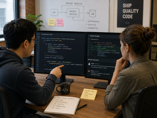 Peer review of AI-generated code